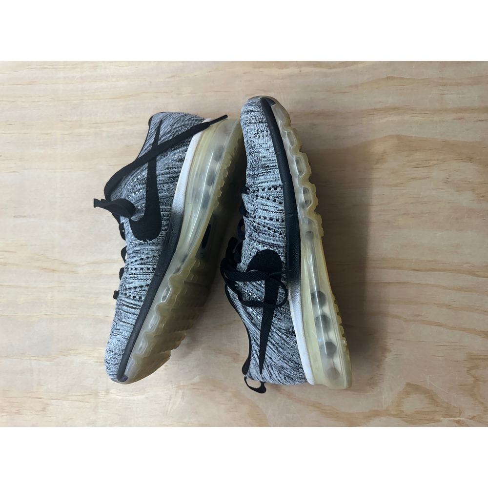 Nike Flyknit Max Oreo Black White Running‎ Shoes 620469-102 Womens 7